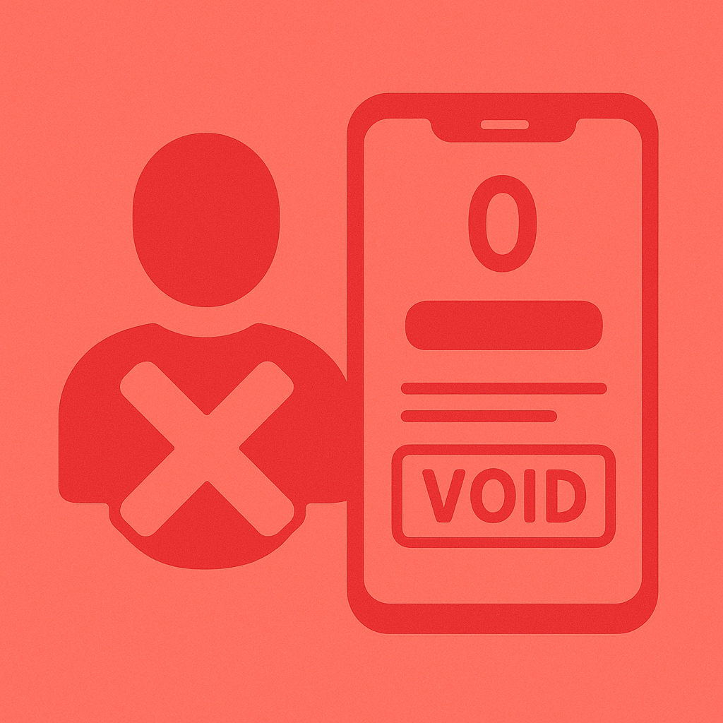 if player doesn't play is bet void